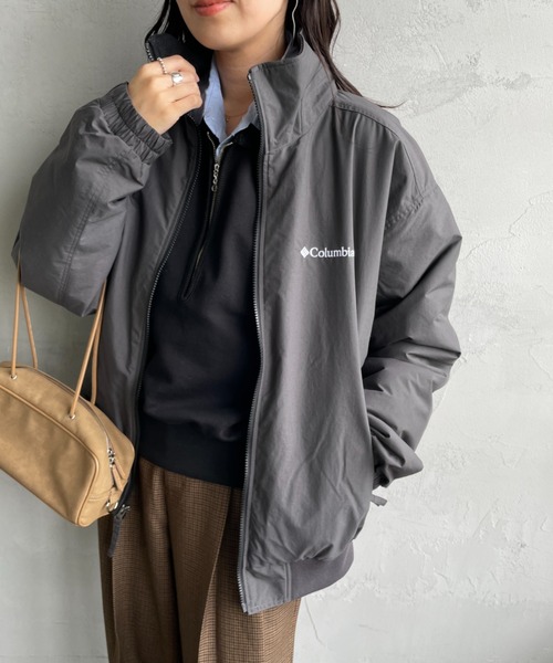 Columbia（コロンビア）の「【WEB限定】[Columbia/コロンビア] ファルマス ジャケット（ブルゾン・レディース・グリーン/ダークグレー/カモフラージュ・S/M）」の2枚目の写真