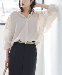 NOBLE ノーブル 長袖 ブラウス 無地 シャツ NOBLE 「NOBLE」 長袖ブラウス FREE ピンク系その他 レディース