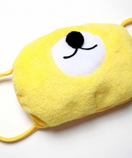 gonoturn（ゴノタン）の「gonoturn / ごのたん アニマルシリーズ マスク キイロクマ（マスク・レディース・イエロー・FREE）」の4枚目の写真