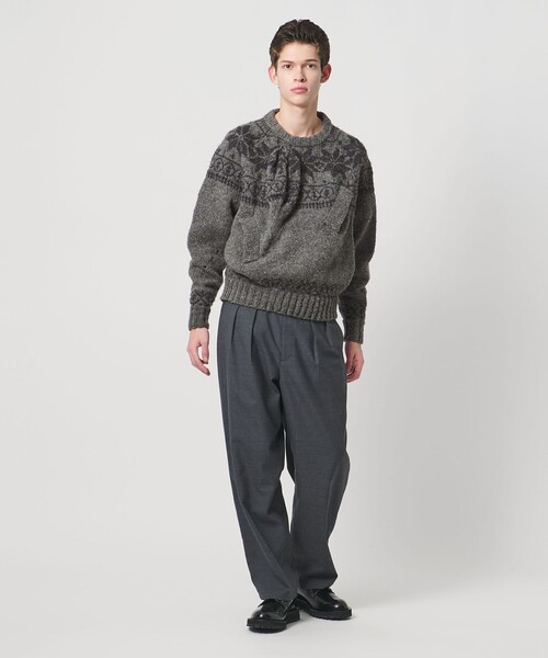 UNITED ARROWS & SONS（ユナイテッドアローズアンドサンズ）の「＜pillings for UNITED ARROWS & SONS＞ nordic sweater/ニット（ニット/セーター・メンズ・グレー系・FREE）」の7枚目の写真