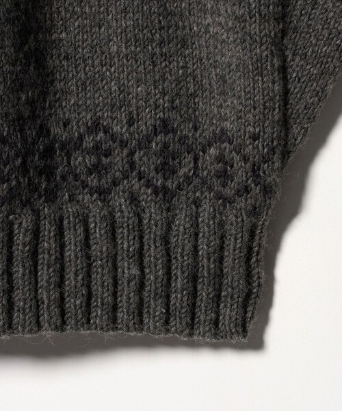 UNITED ARROWS & SONS（ユナイテッドアローズアンドサンズ）の「＜pillings for UNITED ARROWS & SONS＞ nordic sweater/ニット（ニット/セーター・メンズ・グレー系・FREE）」の15枚目の写真
