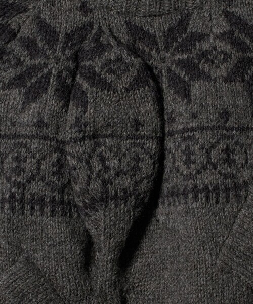 UNITED ARROWS & SONS（ユナイテッドアローズアンドサンズ）の「＜pillings for UNITED ARROWS & SONS＞ nordic sweater/ニット（ニット/セーター・メンズ・グレー系・FREE）」の18枚目の写真