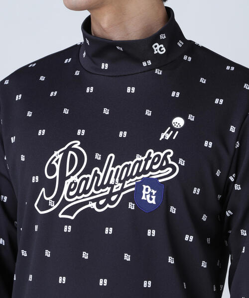 PEARLY GATES ブルー ハイネックシャツ 89 PEARLY GATES ブルー ハイネックシャツ 89 PEARLY GATES（パーリー