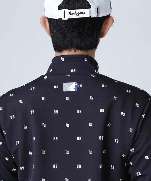 サイズ❹パーリーゲイツ☆ゼブラメッシュダンボール長袖ハイネック☆新品 サイズ➃パーリーゲイツ☆ゼブラメッシュダンボール長袖ハイネック☆新品