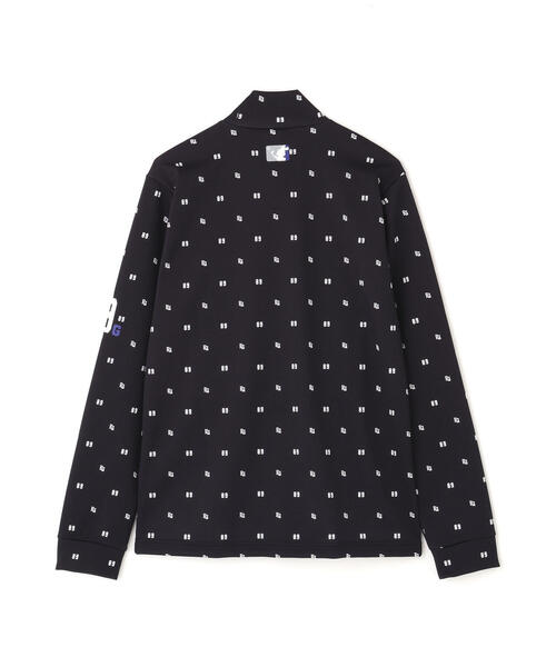 セール】鹿の子ダンボールゼブラ長袖ハイネックカットソー ＜PG89ロゴ