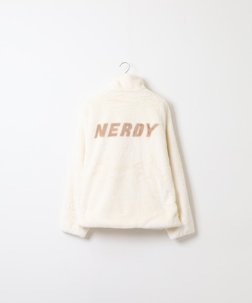 NERDY（ノルディ）の「ミューリーエコファージャケット（ブルゾン・レディース・クリーム/ピンク・M/L/S）」の17枚目の写真