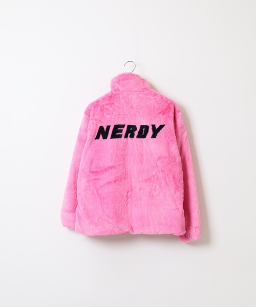 NERDY（ノルディ）の「ミューリーエコファージャケット（ブルゾン・レディース・クリーム/ピンク・M/L/S）」の12枚目の写真