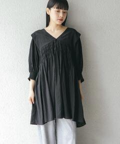 セール】2WAYシャーリングミニワンピース（ワンピース）｜KBF