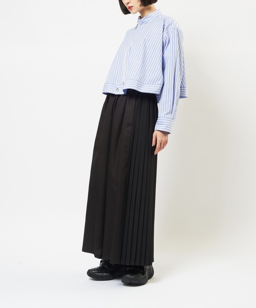 gomme（ゴム）の「ジップブラウス（シャツ/ブラウス・レディース・ネイビー/ブラック/ブルー・MEDIUM）」の11枚目の写真