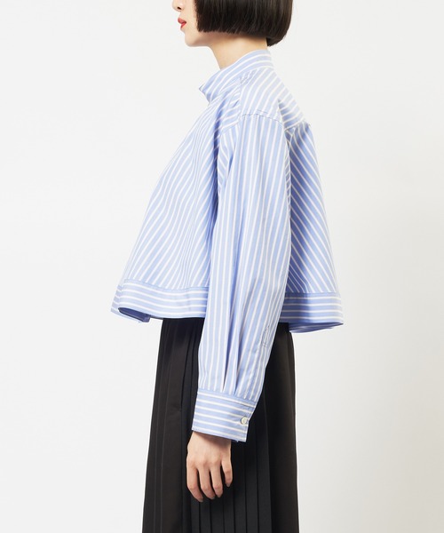 gomme（ゴム）の「ジップブラウス（シャツ/ブラウス・レディース・ネイビー/ブラック/ブルー・MEDIUM）」の21枚目の写真