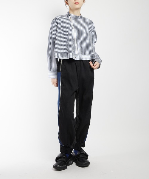 gomme（ゴム）の「ジップブラウス（シャツ/ブラウス・レディース・ネイビー/ブラック/ブルー・MEDIUM）」の14枚目の写真