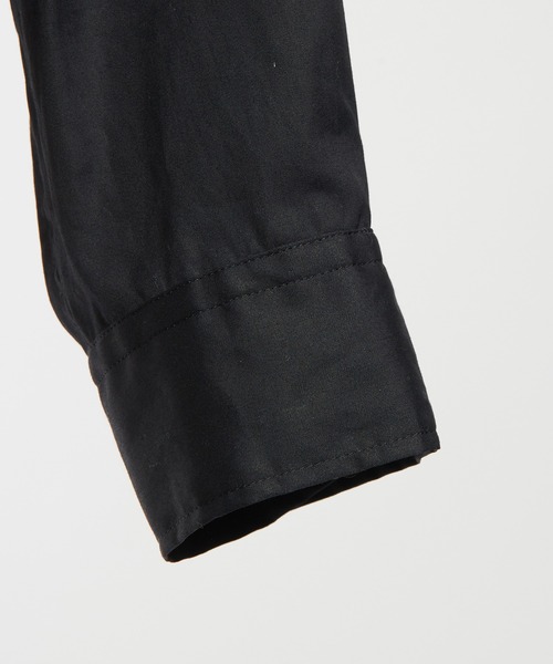 gomme（ゴム）の「ジップブラウス（シャツ/ブラウス・レディース・ネイビー/ブラック/ブルー・MEDIUM）」の5枚目の写真