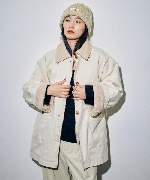 ボアライナーカバーオールジャケット（カバーオール）｜HANNE（アン