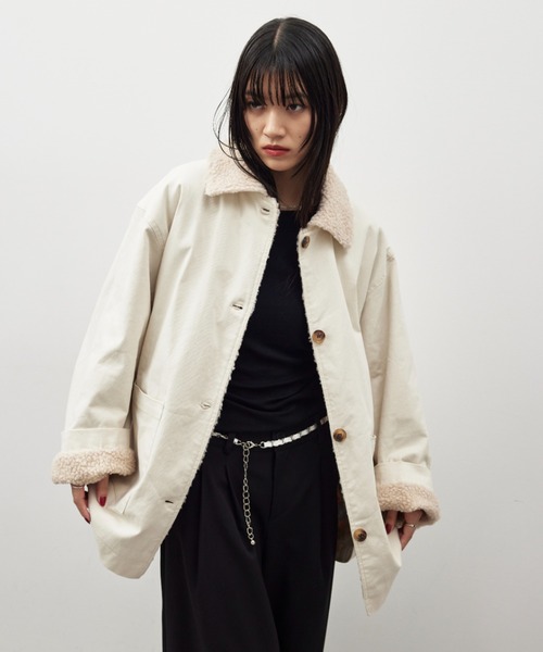 ボアライナーカバーオールジャケット（カバーオール）｜HANNE（アン