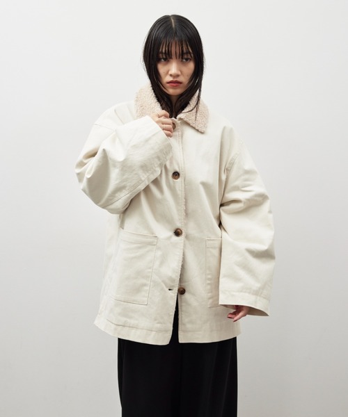 ボアライナーカバーオールジャケット（カバーオール）｜HANNE（アン