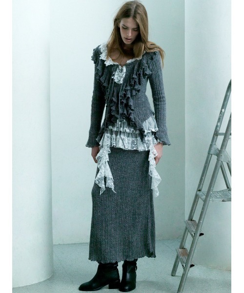 ティアードフリルカットソープルオーバー（Tシャツ/カットソー