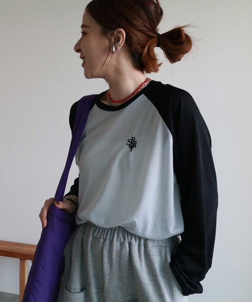 zena(ジェナ)の「ラメシアーラグランカットソー(Tシャツ/カットソー・レディース・ベージュ系その他/ホワイト系その他・FREE)」の1枚目の写真