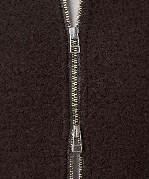 green label relaxing（グリーンレーベルリラクシング）の「ミルドウール ジップ カーディガン（カーディガン/ボレロ・メンズ・ブラック/ダークブラウン・XL/S/M/L）」の20枚目の写真