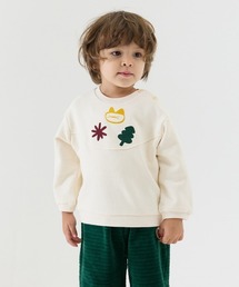 moimoln | キャット裏毛長袖トップス(スウェット)