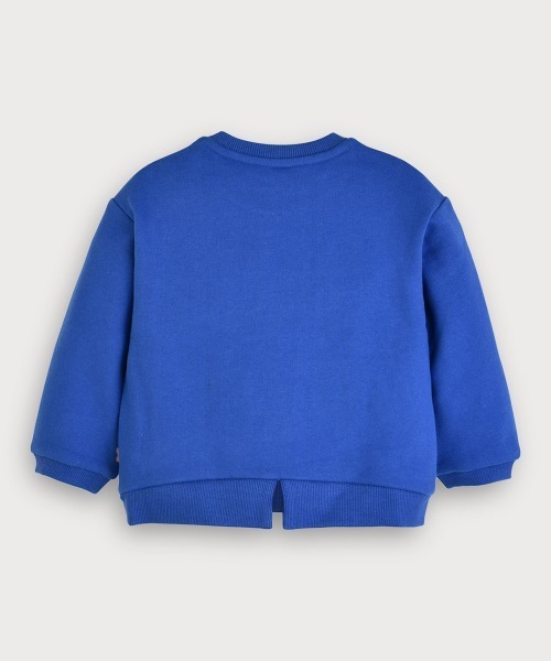 moimoln（モイモルン）の「キャット裏毛長袖トップス（スウェット・キッズ・クリーム/ブルー・90cm/100cm/110cm/120cm）」の11枚目の写真