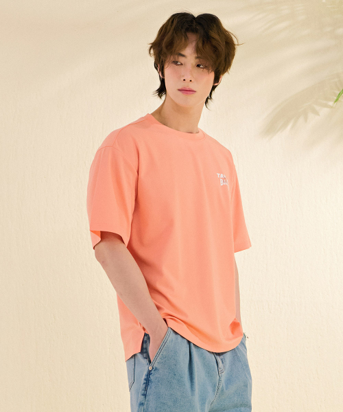 CHASECULT(チェイスカルト)の「共用レタリンググラフィック半袖Tシャツ-DBRU5827D0P(Tシャツ/カットソー・メンズ・PINK・90/100/95/105)」の4枚目の写真