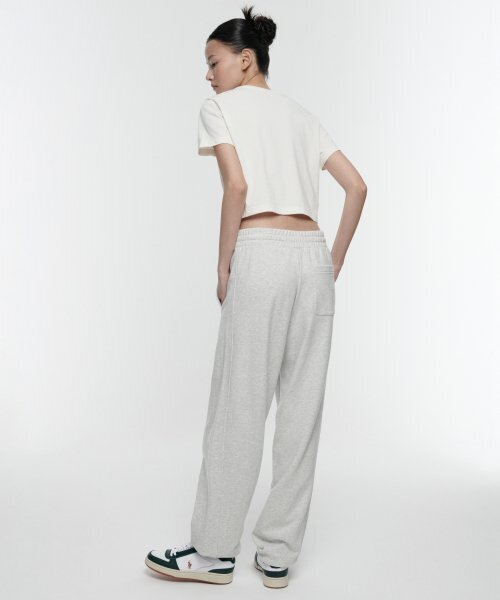 MUSINSA STANDARD WOMAN（ムシンサスタンダードウーマン）の「ウィメンズワイドスウェットパンツ[メランジライトグレー]（スウェットパンツ・レディース・その他・SMALL/MEDIUM/LARGE/X-SMALL）」の6枚目の写真