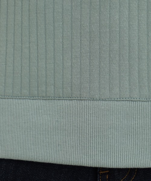 OMNES（オムネス）の「ラインキルトプルオーバー長袖（スウェット・レディース・アイボリー/ライトカーキ・FREE）」の17枚目の写真