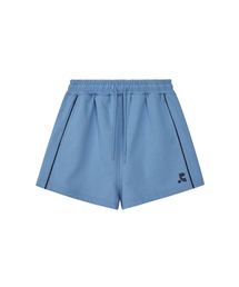 PIPING SWEAT SHORTS - SKY BLUE