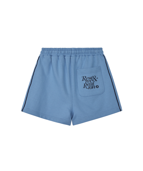 Rest&Recreation(レストアンドレクリエーション)の「PIPING SWEAT SHORTS - SKY BLUE(その他パンツ・レディース・その他・LARGE/SMALL)」の2枚目の写真