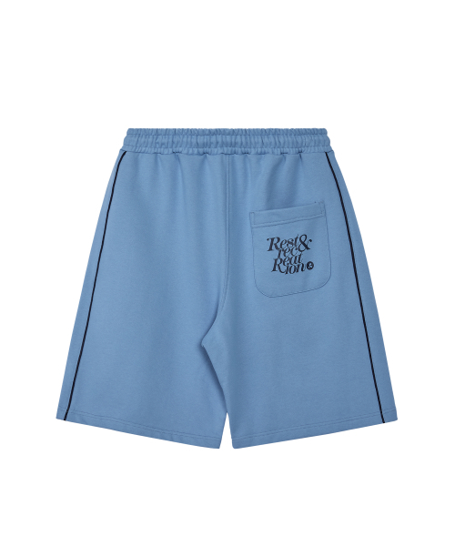 Rest&Recreation(レストアンドレクリエーション)の「PIPING SWEAT SHORTS - SKY BLUE(その他パンツ・レディース・その他・LARGE/SMALL)」の4枚目の写真