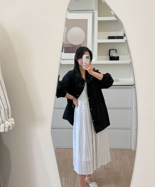 LINGSEOUL(リングソウル)の「stripe sleeveless dress-blue(ワンピース・レディース・その他・FREE)」の5枚目の写真
