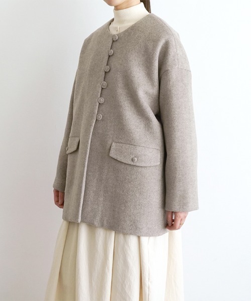 オオカミと新しい朝と灯りと“がいとう”（ノーカラーコート）｜オオカミ