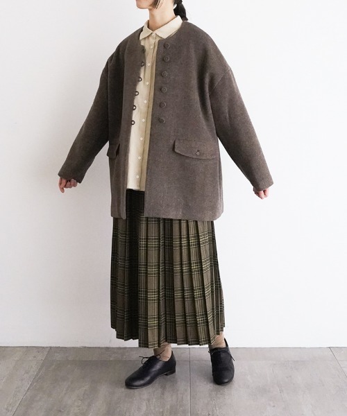 オオカミと新しい朝と灯りと“がいとう”（ノーカラーコート）｜オオカミ