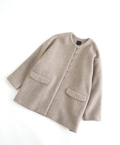 オオカミと新しい朝と灯りと“がいとう”（ノーカラーコート）｜オオカミ