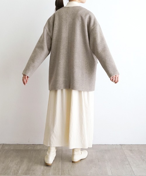 オオカミと新しい朝と灯りと“がいとう”（ノーカラーコート）｜オオカミ