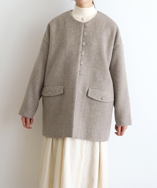 オオカミと新しい朝と灯りと“がいとう”（ノーカラーコート）｜オオカミ