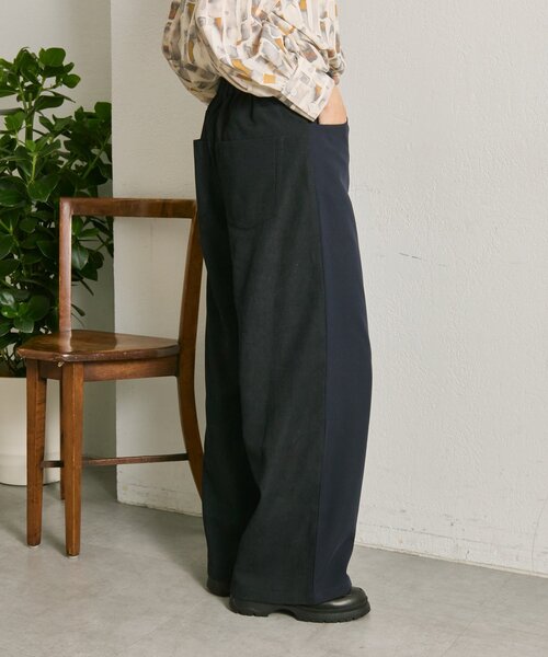 ear PAPILLONNER(イアパピヨネ)の「前後切替パンツ【SUM1 STYLE】(その他パンツ・レディース・ネイビー・FREE)」の5枚目の写真