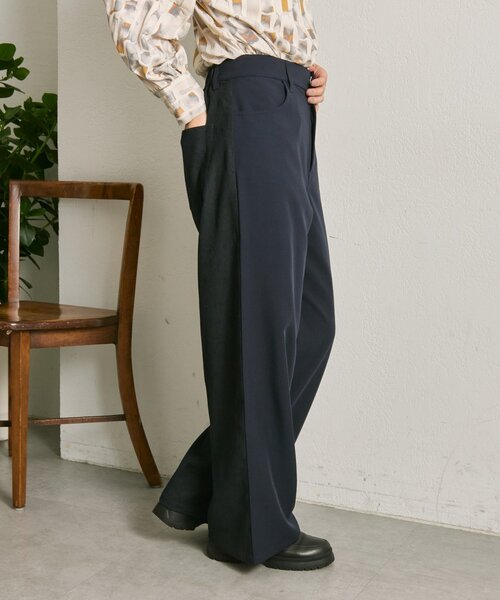ear PAPILLONNER(イアパピヨネ)の「前後切替パンツ【SUM1 STYLE】(その他パンツ・レディース・ネイビー・FREE)」の7枚目の写真