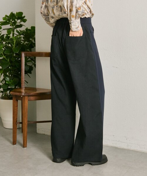 ear PAPILLONNER(イアパピヨネ)の「前後切替パンツ【SUM1 STYLE】(その他パンツ・レディース・ネイビー・FREE)」の8枚目の写真