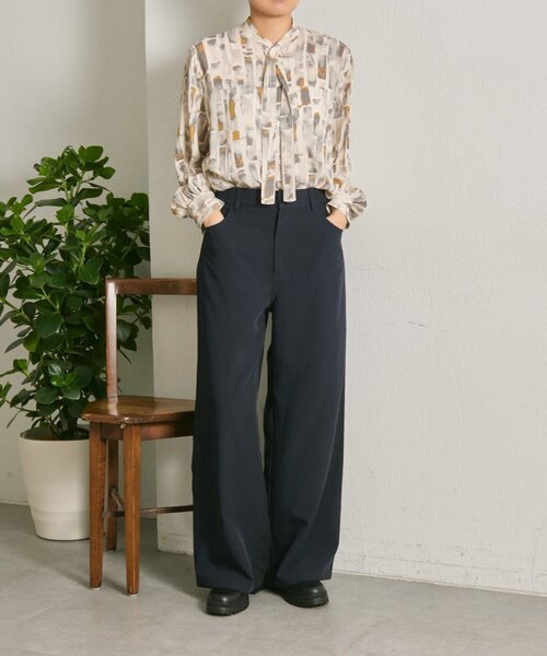 ear PAPILLONNER(イアパピヨネ)の「前後切替パンツ【SUM1 STYLE】(その他パンツ・レディース・ネイビー・FREE)」の10枚目の写真