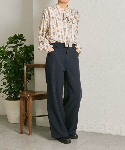 ear PAPILLONNER(イアパピヨネ)の「前後切替パンツ【SUM1 STYLE】(その他パンツ・レディース・ネイビー・FREE)」の11枚目の写真