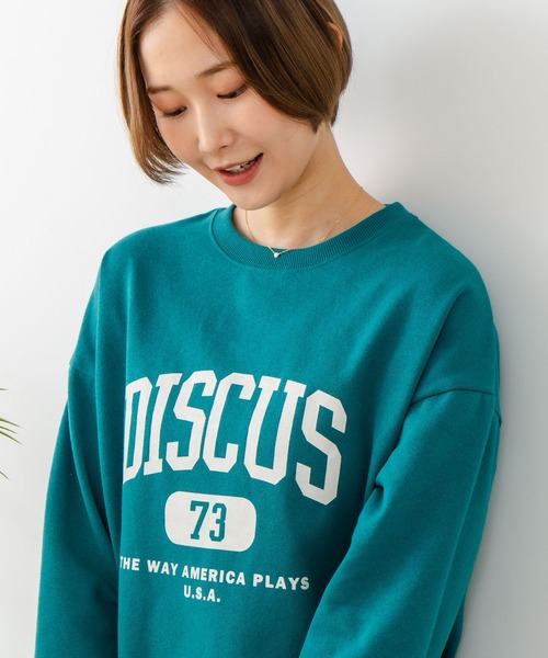 DISCUS(ディスカス)の「【DISCUS/ディスカス】カレッジロゴ 裏起毛スウェット 裾ラウンド(スウェット・レディース・その他7/その他4/その他/その他6/その他3/その他5/その他2/その他1・MEDIUM/LARGE)」の7枚目の写真
