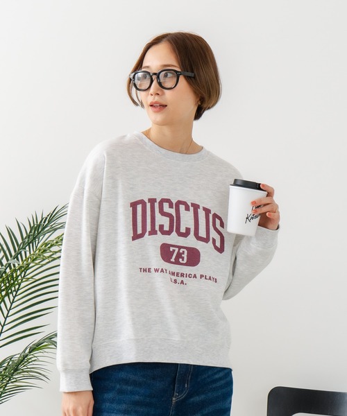 DISCUS(ディスカス)の「【DISCUS/ディスカス】カレッジロゴ 裏起毛スウェット 裾ラウンド(スウェット・レディース・その他7/その他4/その他/その他6/その他3/その他5/その他2/その他1・MEDIUM/LARGE)」の22枚目の写真