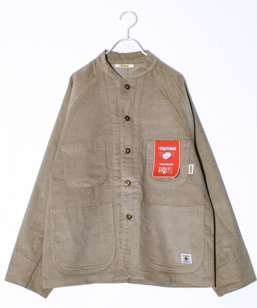 FREDY MAC（フレディーマック）の「【FREDYMAC/フレディマック】コールカバーオール（ブルゾン・メンズ・チャコールグレー/インディゴブルー/ベージュ・M/L）」の3枚目の写真