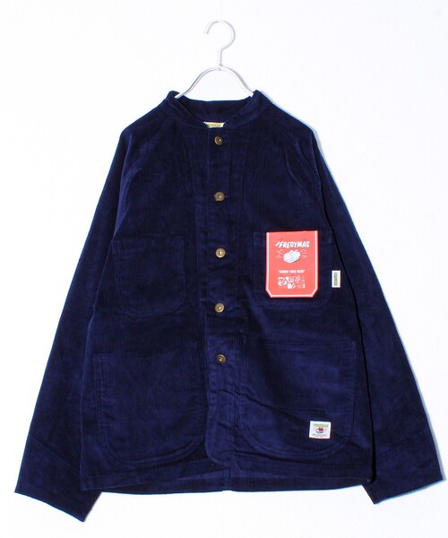 FREDY MAC（フレディーマック）の「【FREDYMAC/フレディマック】コールカバーオール（ブルゾン・メンズ・チャコールグレー/インディゴブルー/ベージュ・M/L）」の2枚目の写真