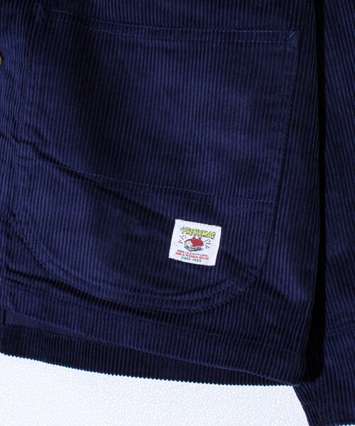 FREDY MAC（フレディーマック）の「【FREDYMAC/フレディマック】コールカバーオール（ブルゾン・メンズ・チャコールグレー/インディゴブルー/ベージュ・M/L）」の5枚目の写真