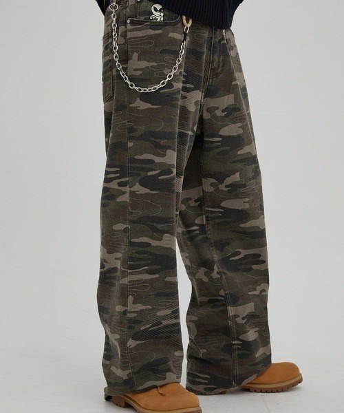 HOODHOOD(フッドフッド)の「【UNISEX】HOODHOOD/Chain 刺繍パンツ(デニムパンツ・レディース・その他1/ブラック・MEDIUM/LARGE)」の13枚目の写真