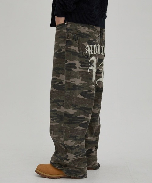 HOODHOOD(フッドフッド)の「【UNISEX】HOODHOOD/Chain 刺繍パンツ(デニムパンツ・レディース・その他1/ブラック・MEDIUM/LARGE)」の14枚目の写真