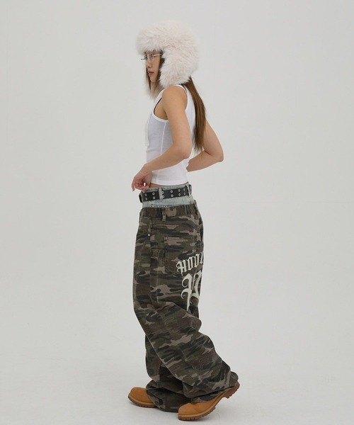 HOODHOOD(フッドフッド)の「【UNISEX】HOODHOOD/Chain 刺繍パンツ(デニムパンツ・レディース・その他1/ブラック・MEDIUM/LARGE)」の16枚目の写真