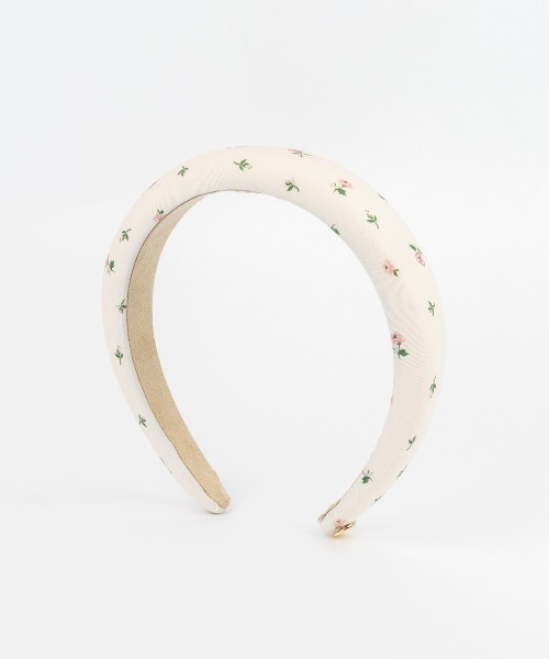 Cath Kidston(キャスキッドソン)の「プランプカチューシャ Lace Sprigs(カチューシャ・レディース・ダークグリーン/アイボリー・FREE)」の6枚目の写真